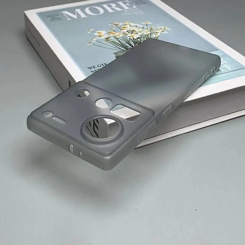 Magnetic Matte Transparent Soft Silicone Protective Case