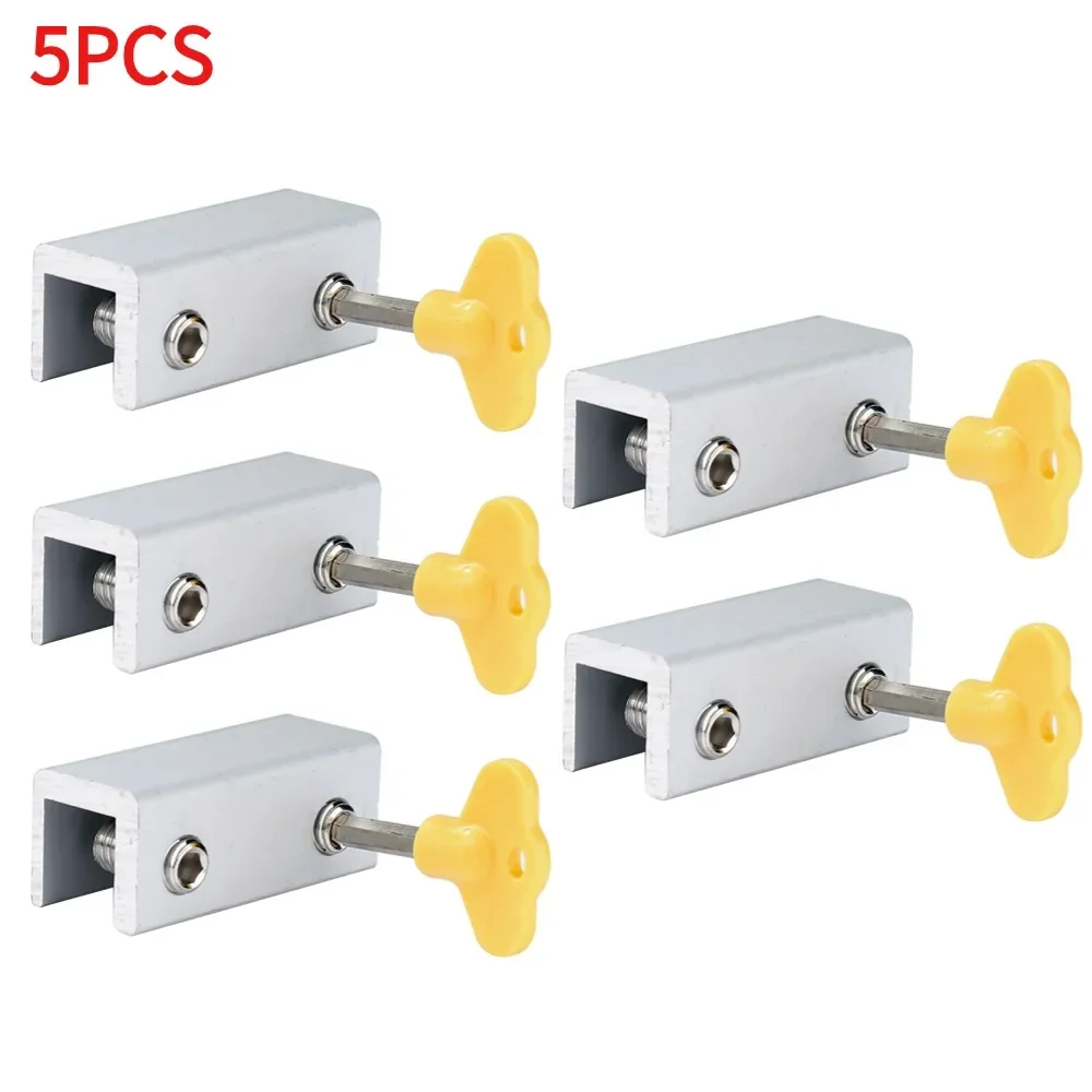 Adjustable Safety Locks for Windows and Sliding Doors - Child-Proof Limit Stoppers (1-10 Pack)