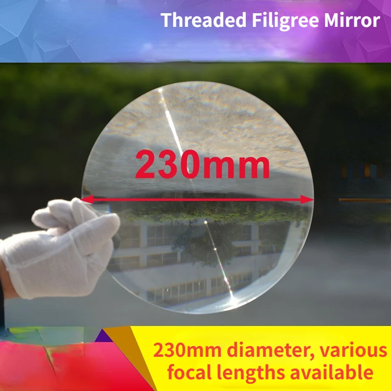 

Diameter 230mm Series Fresnel Lens LED Lighting Optical Fine Thread Lens Round Condenser Magnifying Glass