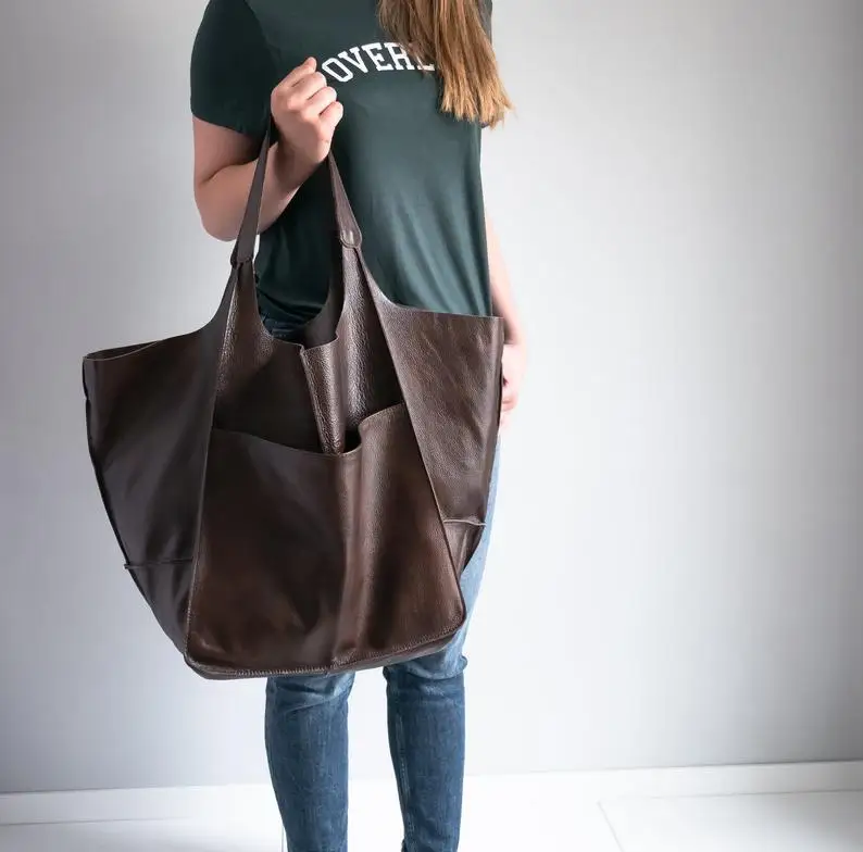 Handbags For Women 2022 Designer Luxury Handbag Large Capacity Soft Leather Woman Bag Oversized Shoulder Bag Lady Shopping Tote