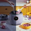 Daewoo Electric Pressure Cooker 4 Liters Mini Rice Cooker Intelligent Multi-functional Automatic Electric Cooker 2 Inner Pots 3