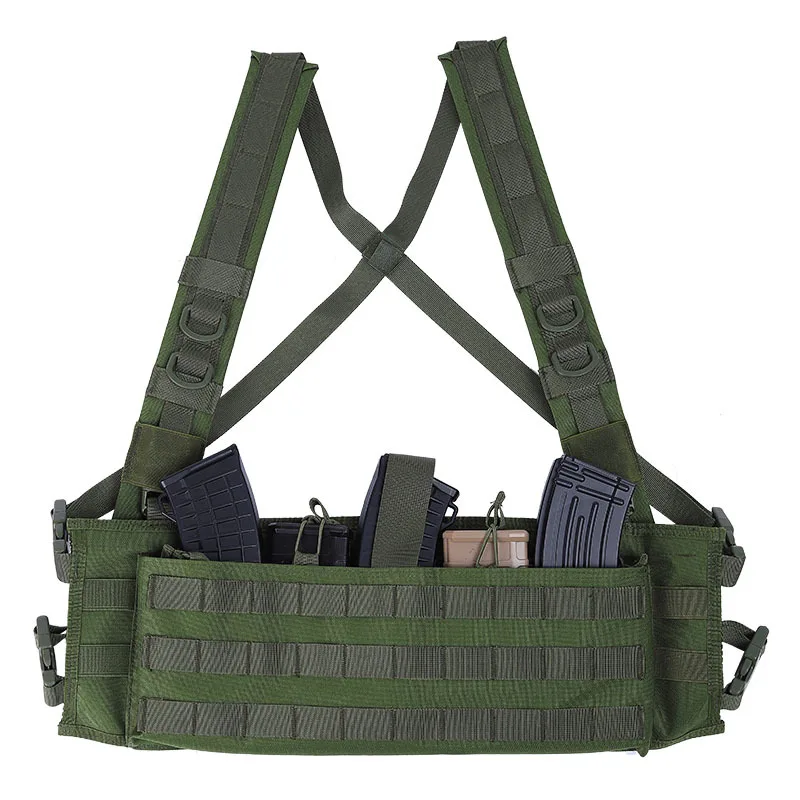 AK belly pocket outdoor tactical magazine vest multi-functional training chest rig sport outdoor military training hunting vest