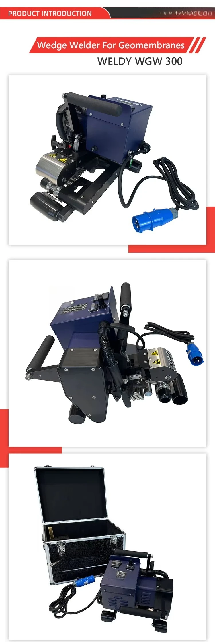Weldy WGW300 Geomembrane Welding Welding Equipment Electrofusion Welding Mach