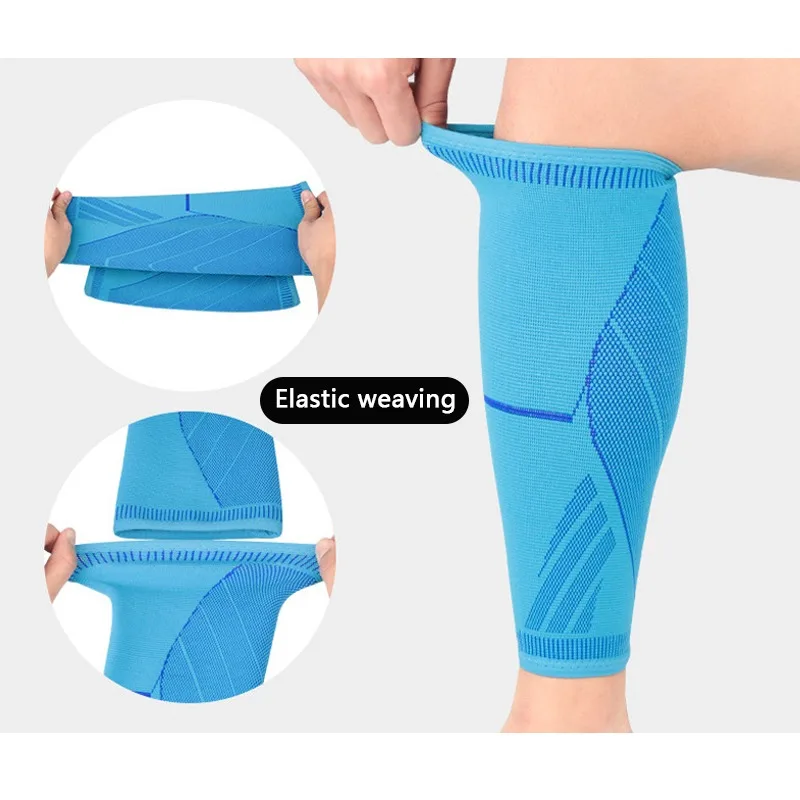 1Pcs Calf Compression Sleeve for Men Women Runners Shin Guards for Running Cycling Training Football Basketball Volleyball