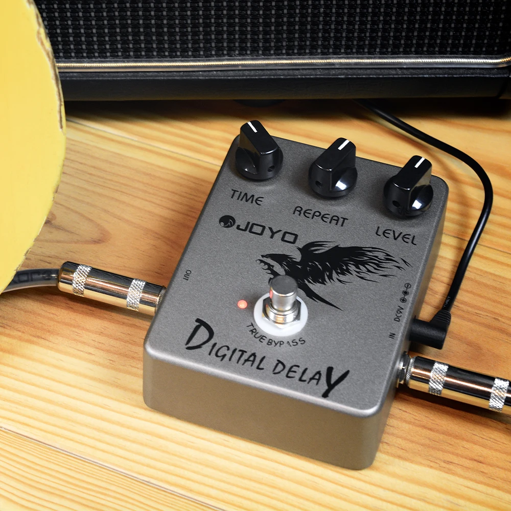 JF-08 DIGITAL DELAY Guitar Pedal Analog-Style Delay with Filter Circuit 25ms to
