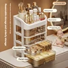 Cosmetics Storage Box Desktop Storage Dust-proof Luxury Skin Care Products Facial Mask Lipstick Cross-border Plastic Storage She 2