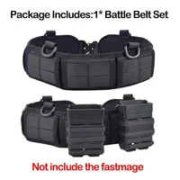 Genuine Tactical Belt Quick Release Outdoor Military Belt Metal Real Nylon Sports Accessories Men And Women Belt Set 5