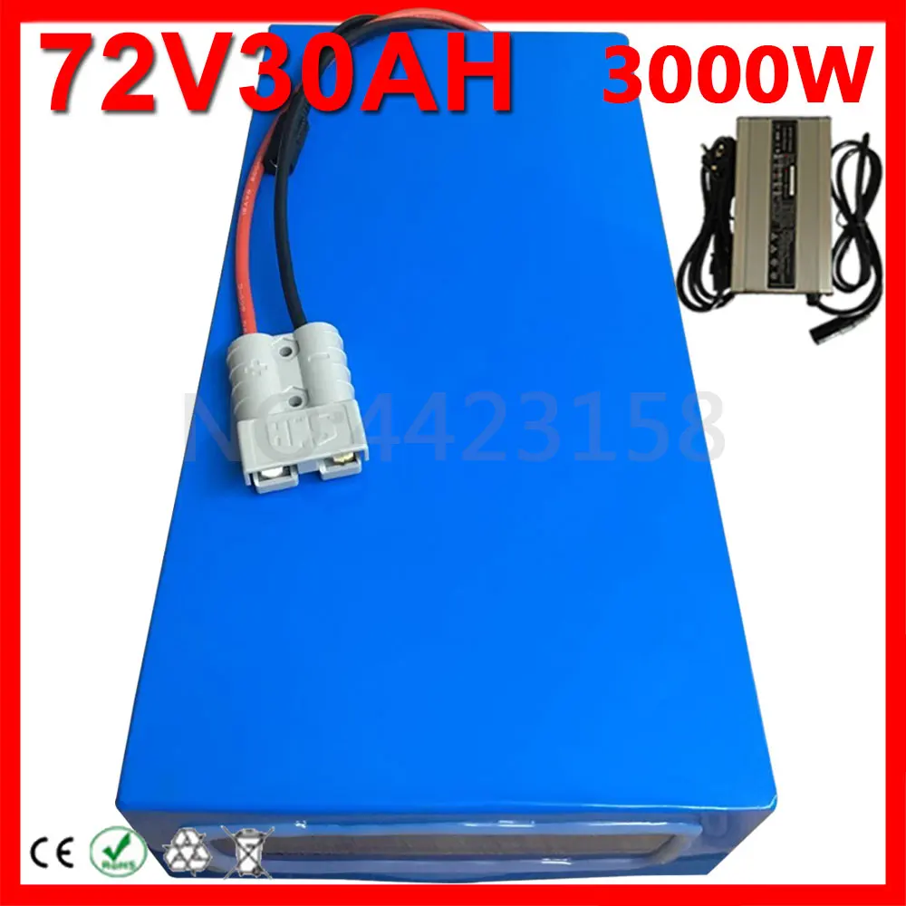 Batterie Li-ion haute capacité 60V 21700 pour moto électrique 50Ah 40Ah