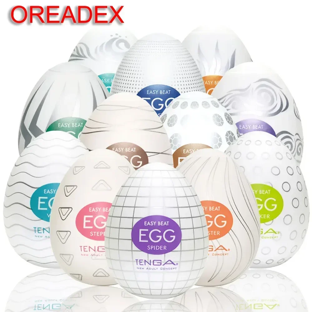 Male Masturbator Male Pocket Pussy Masturbation Eggs Portable Stimulating Penis Massager Silicone Stretchable for Men