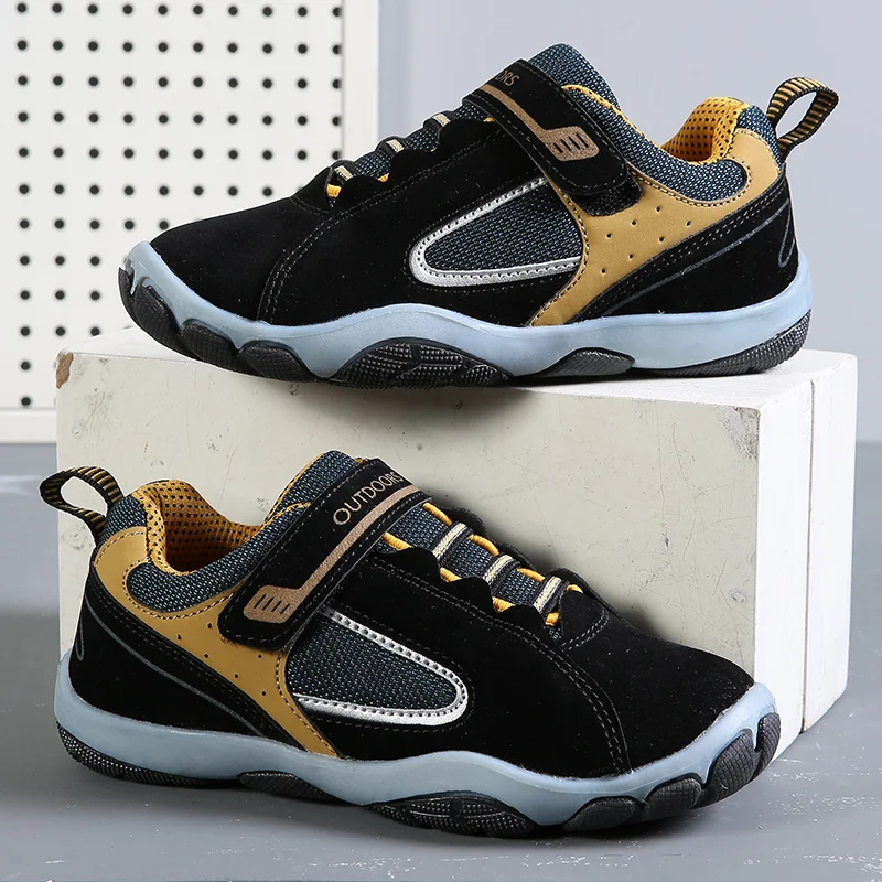 PU Leather Children Shoes Waterproof Kids Sneakers Breathable Girls and Boys Sports Shoes Outdoor Trainers Spring Autumn