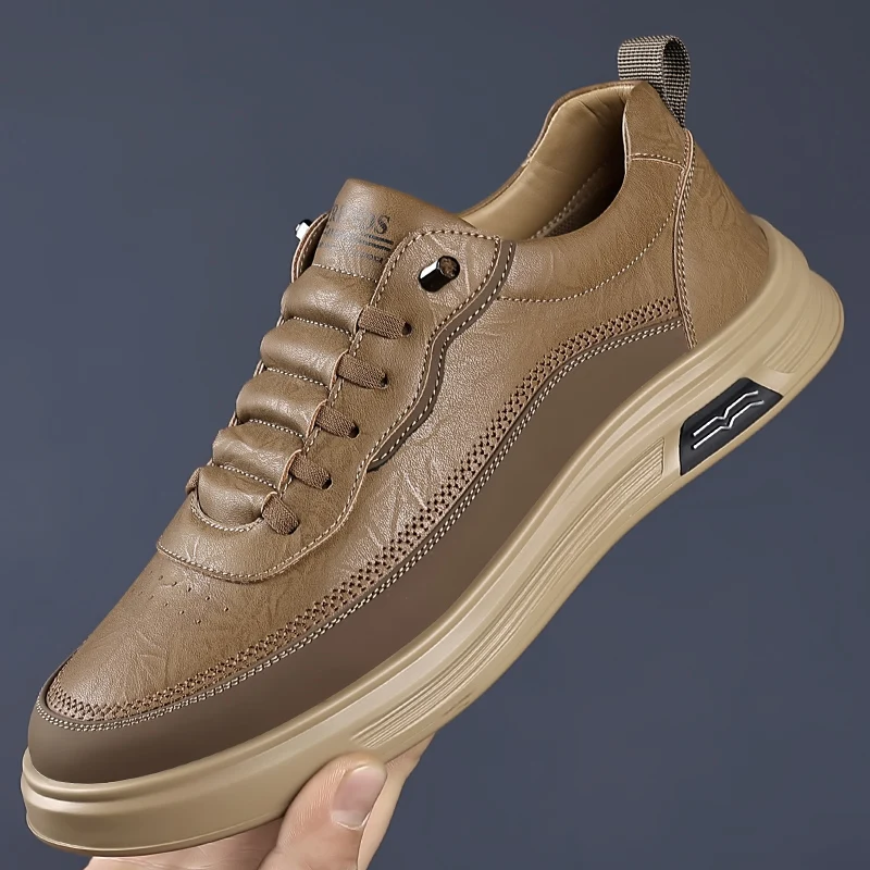 New Fashion Mens Plate Shoes Versatile Leisure Walk Sneakers All-match Male Casual Shoes Skateboarding Footwear Tenis Masculino 4