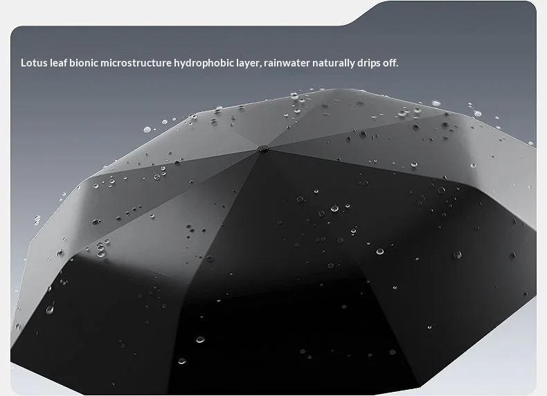 Automatic Reverse Fold Umbrella Step-Close Large Windproof Durable Car-Friendly All-Weather Sun/Rain