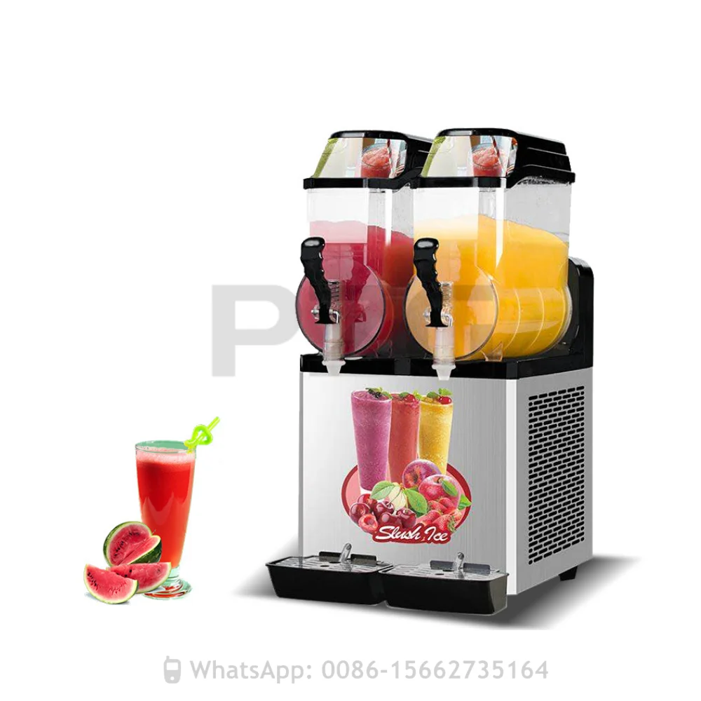 12L 24L 36L Frozen Drink Machine Margarita Slush Soft Ice Cream Juice Machine Frozen Drink Type Slushy