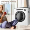 Clothes Dryer 1.6 cu.ft, 110V 970W Compact Laundry Dryers, Front Load Dryers Machine with Stainless Steel Tub, ABS Control Panel 4