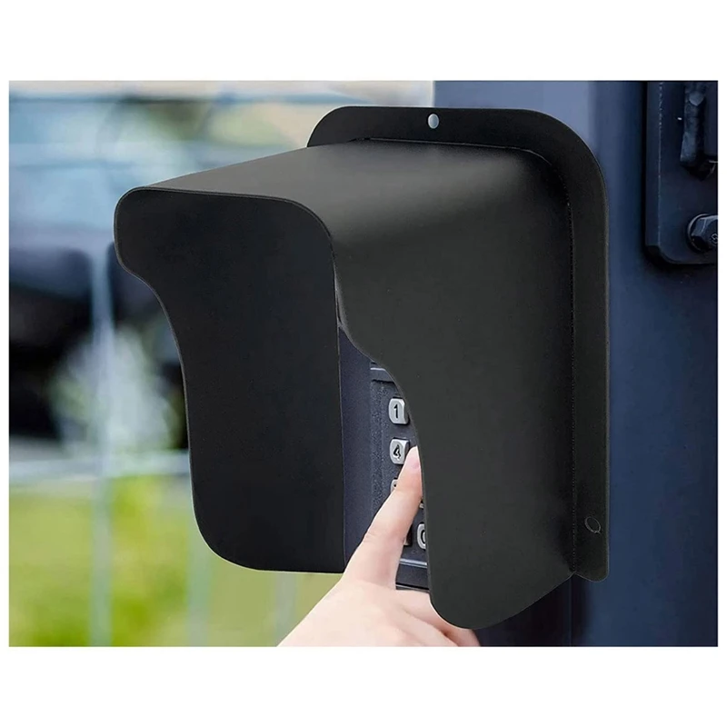 

Doorbell Rain Cover Set Metal Doorbell Protector Cover Keypad Cover, Compatible With Most Video Doorbell