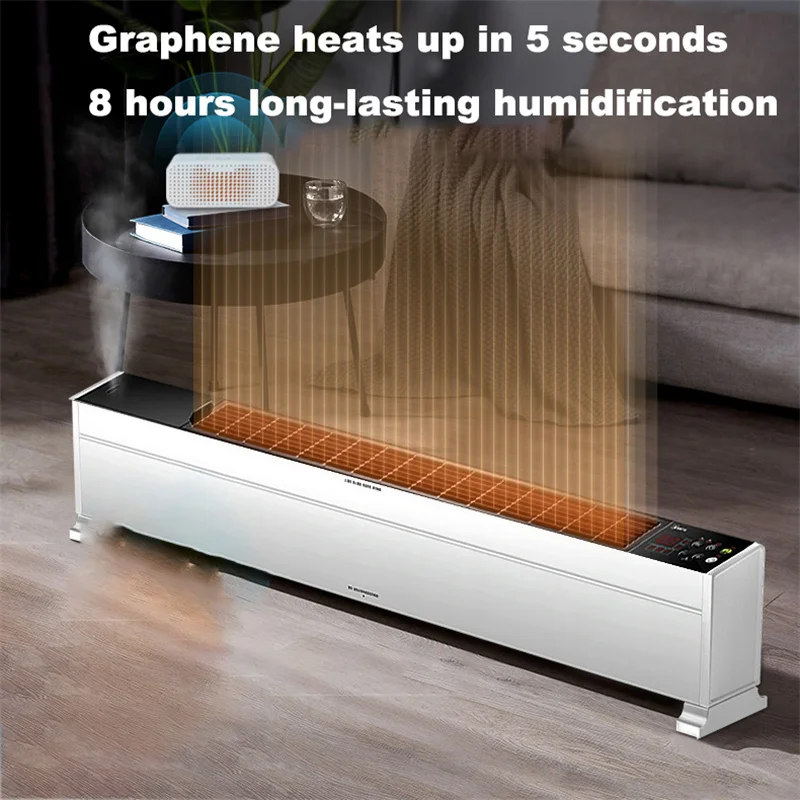 Household Smart Graphene Electric Heater Underfloor Heating Bathroom Energy  Saving Quick Heating Warm Air Blower Electric Heater - AliExpress