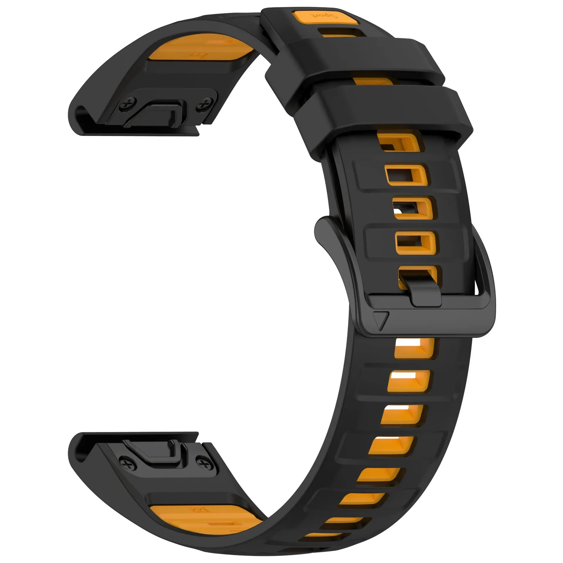 Premium Silicone Sport Watch Band - Quick Fit 22mm/26mm Strap in Sleek Design