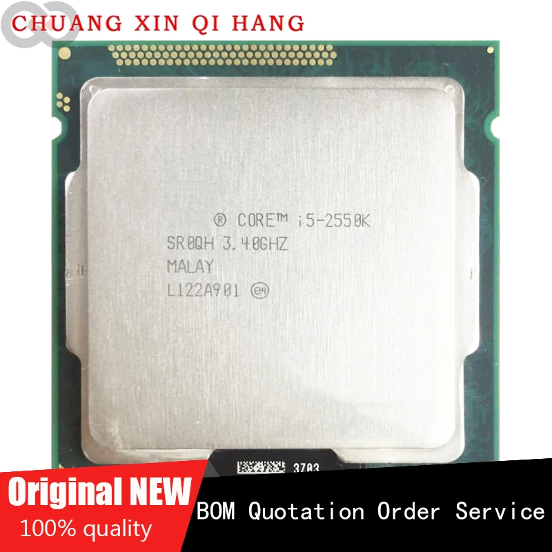 Utilizzato Per Il Processore Cpu Quad-Core Usato I5-2550K I5 2550K 3.4 Ghz 6M 95W Lga 1155