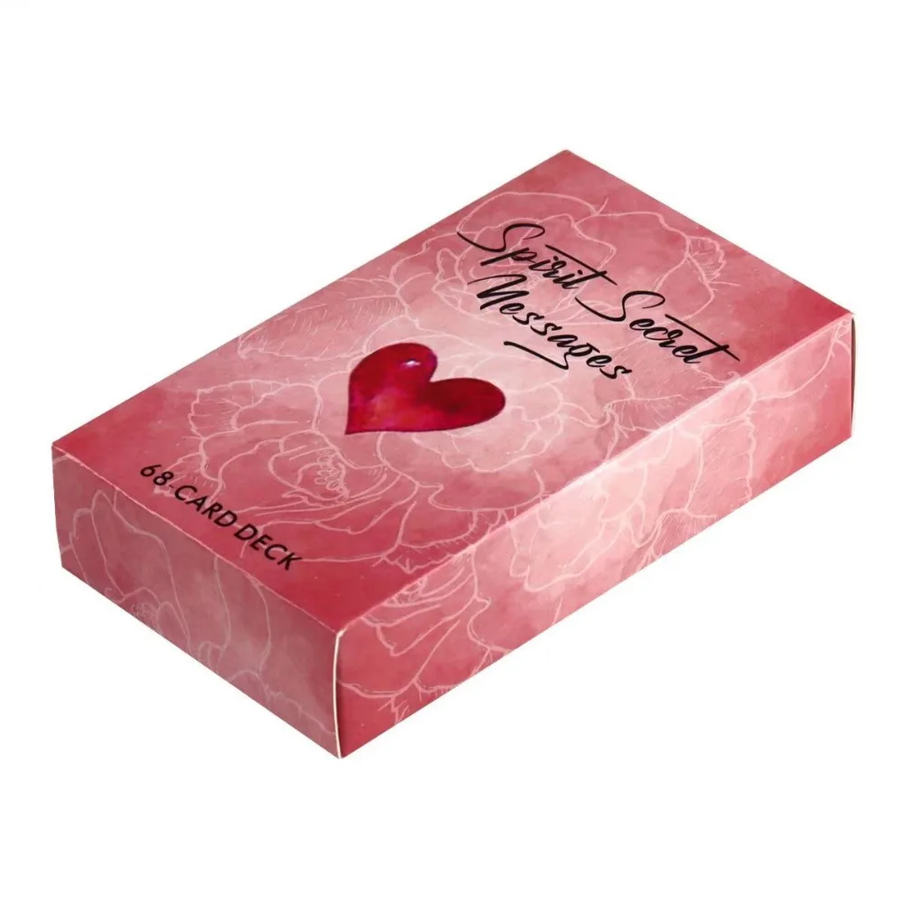 10.3*6cm Spirit Secret Messages 68 Pcs Cards with Meanings on Cards TWIN FLAME LOVE ORACLE - TAROT 5