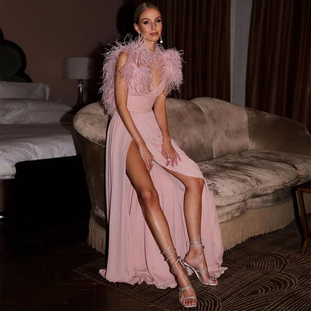 

Long Luxury Evening Dresses for Day and Night Party Elegant Gown Gala Dress Wedding Robe Formal Suitable Request Prom Occasion