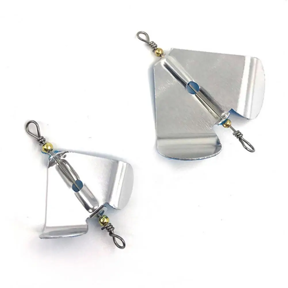 

10Pcs Portable Fishing Lure Spinner Compact Long Service Life Lure Spinning Sequins Professional Fish Bait Spoon