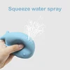 Baby Silicone Bath Toys Set for Toddlers Floating Water Play Children's Whale Spray Water Beach Toy Infant Kids Shower Gifts 2