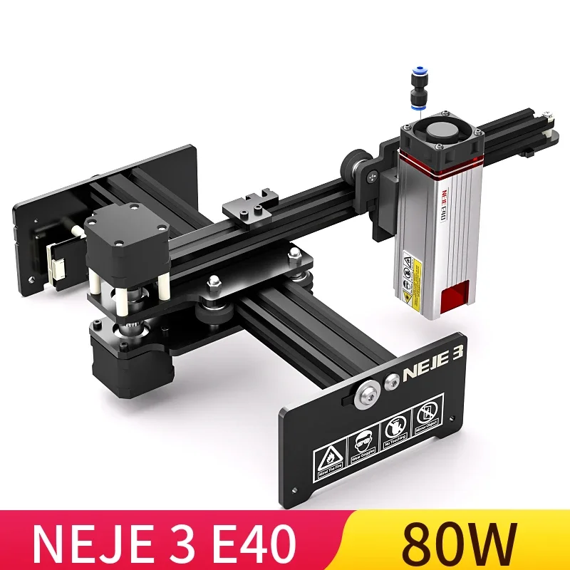 

2023 NEJE 3 E40 80W CNC Laser Engraver Portable Engraving Carving Machine Mini DIY Laser Logo Mark Printer for Metal Engraving