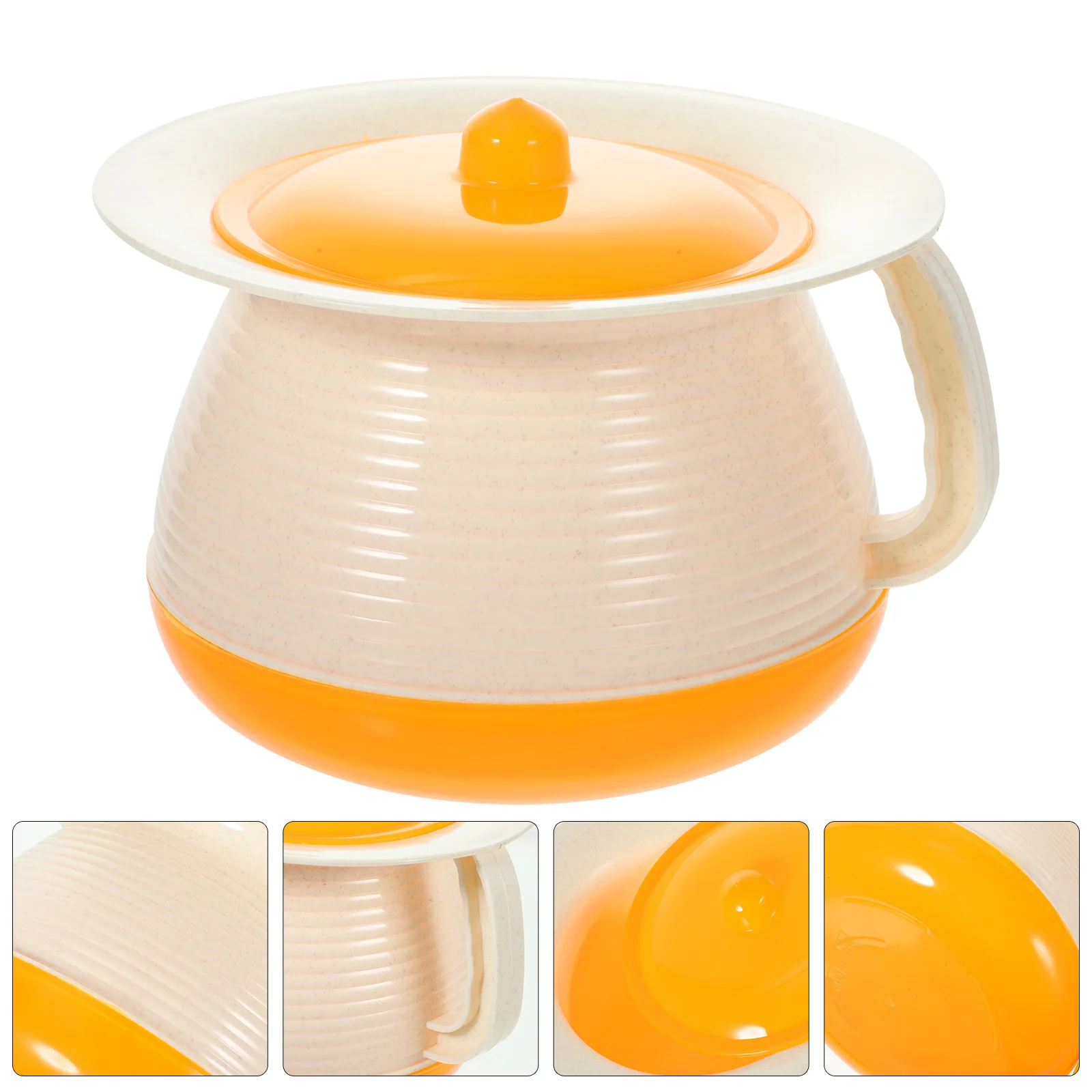 

Household Handheld Chamber Pot Fashion Child Elder Spittoon Children Bedpan Adult Urinal Toilet With Cover