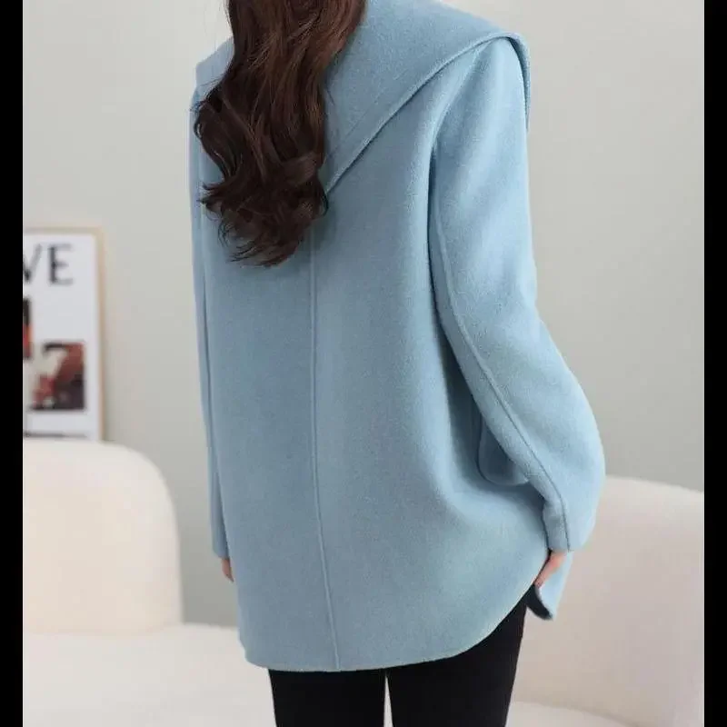 Wool Coat Pale Blue Womens Jackets Wool Jeanswest Womens Jackets