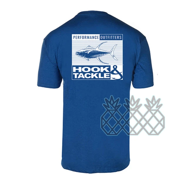 Hook Tackle Fishing Clothing Upf 50 Short-sleeve Fishing Shirt Summer  Performance Fishing Shirt Sunscreen Anti