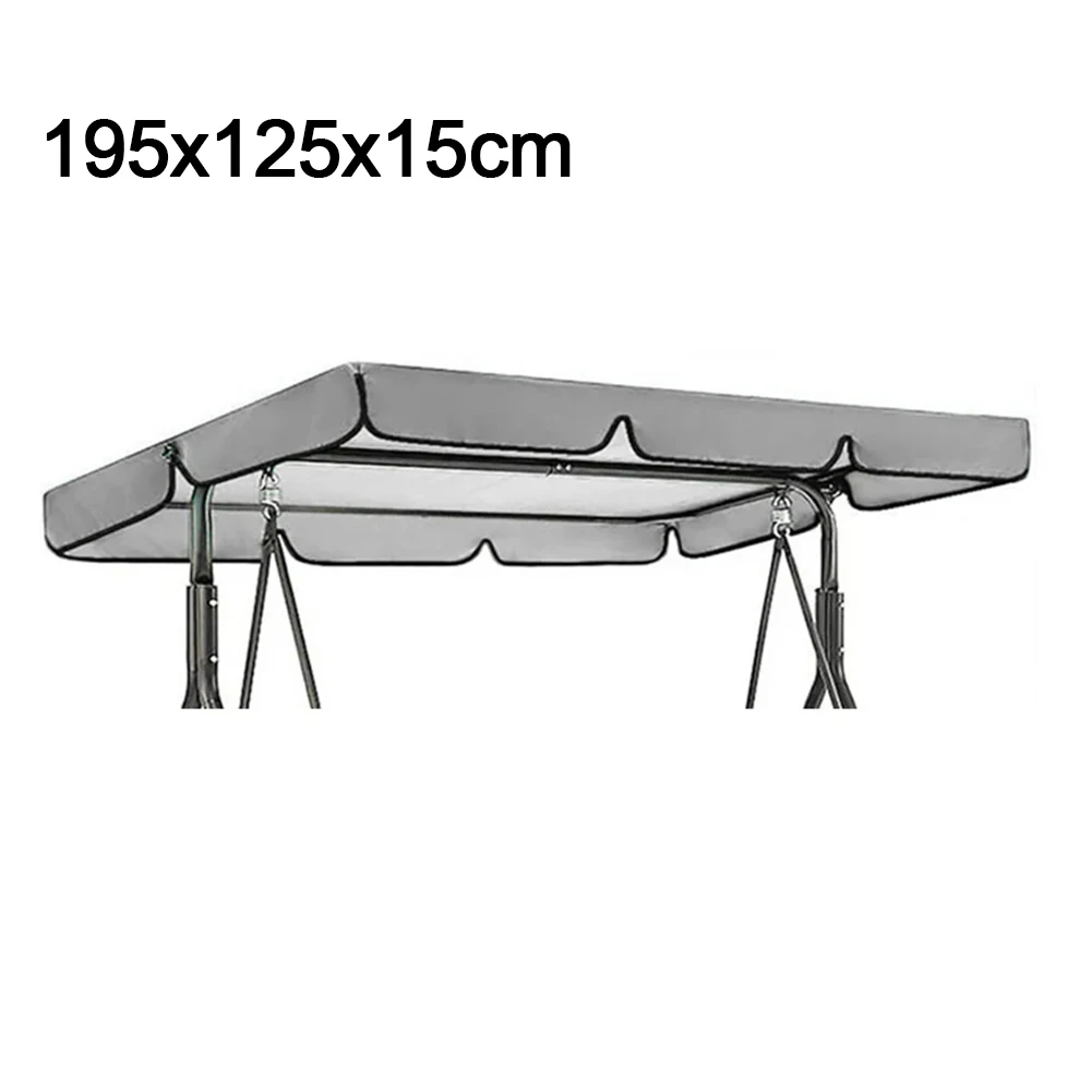 Outdoor Swing Chair Canopy Courtyard Waterproof Swing Garden Patio Furniture Dust Cover Dustproof Swing Sunshade