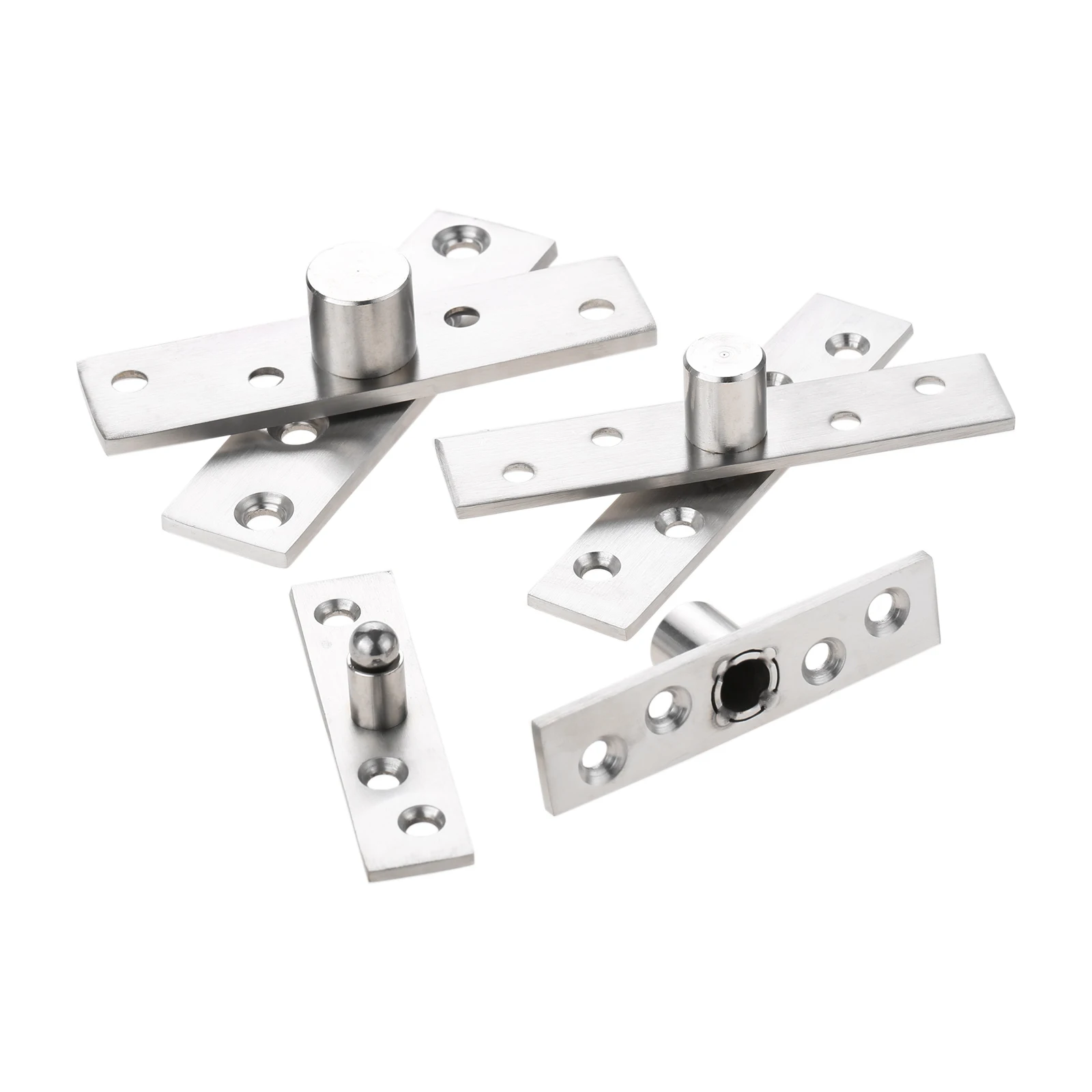 Door Pivot Rotating Hinge Stainless Steel Up Down Shaft 360 Degree Rotation Hidden Door Heavy Duty Grind Core 73/95/98mm Solid