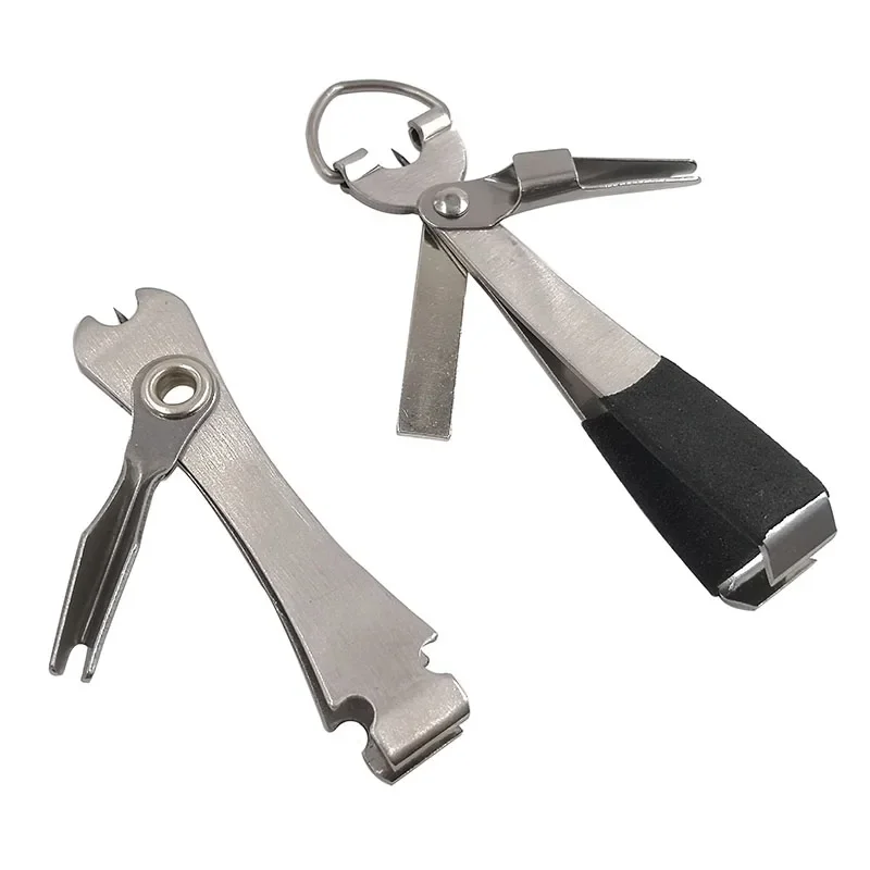 Fishing tools Fishing accessories Fishing tool Fishing tackle OUTKIT Fishing Stainless Steel Nipper Line Cutter Clipper Hook Eye Cleaner Quick Knot Tools Hook Sharpener Fly Tying Tool