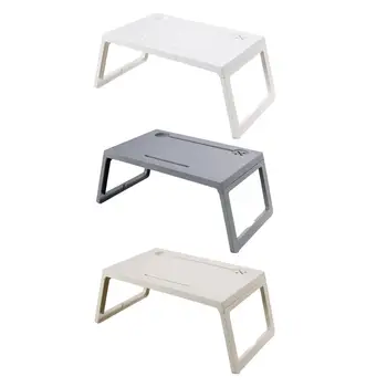 조정 가능한 노트북 책상 컵 홀더 서랍 아침 식사 트레이 휴대용 노트북 테이블 독서 바닥 테이블 소파 침대 시청