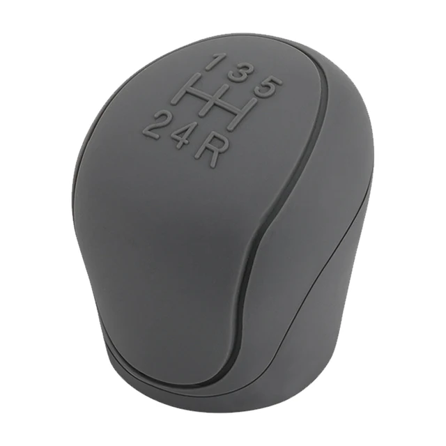 Silicone Gear Shift  Knob Cover Gear Shift Non Slip Grip Handle Case Automobiles Gear Shift Collars Car  Accessories Interior Gray