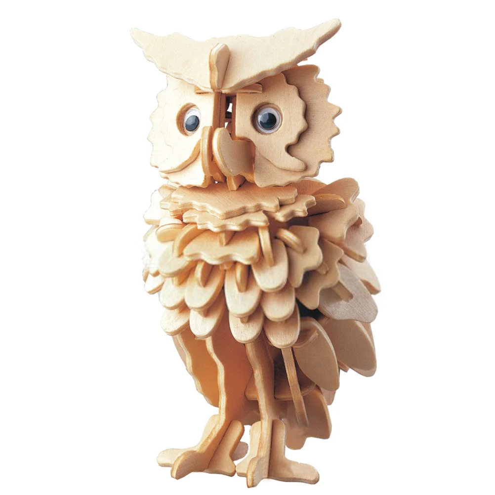 

3 D Puzzle Toys Puzzles Wooden for Adults Office Desk Decorations Bamboo Educational