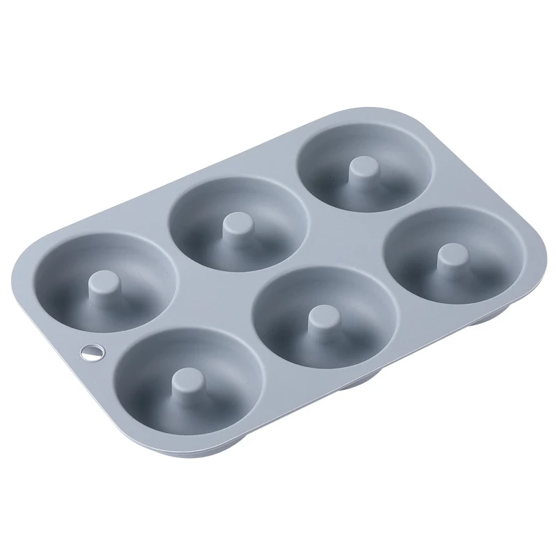 6 Hole Silicone Donut Mold Nonstick Baking Pan Food Grade Cake Chocolate Mold