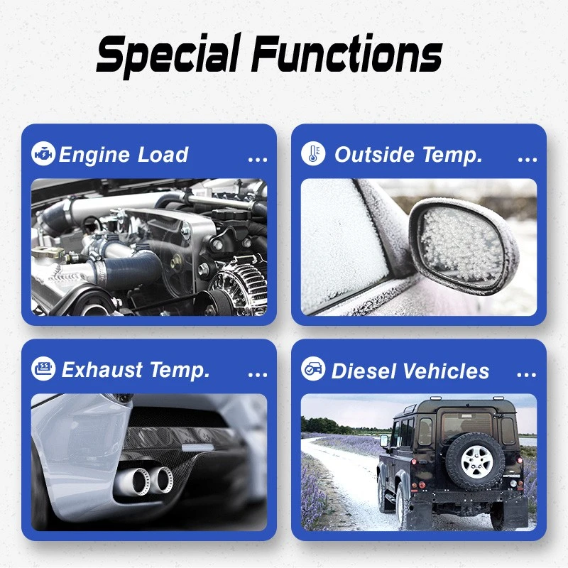 Car Head Up Display Multi-Function OBD2 GPS Car Dashboard HUD Dual Screen Display Speedometer Auto Gauge Alarm System