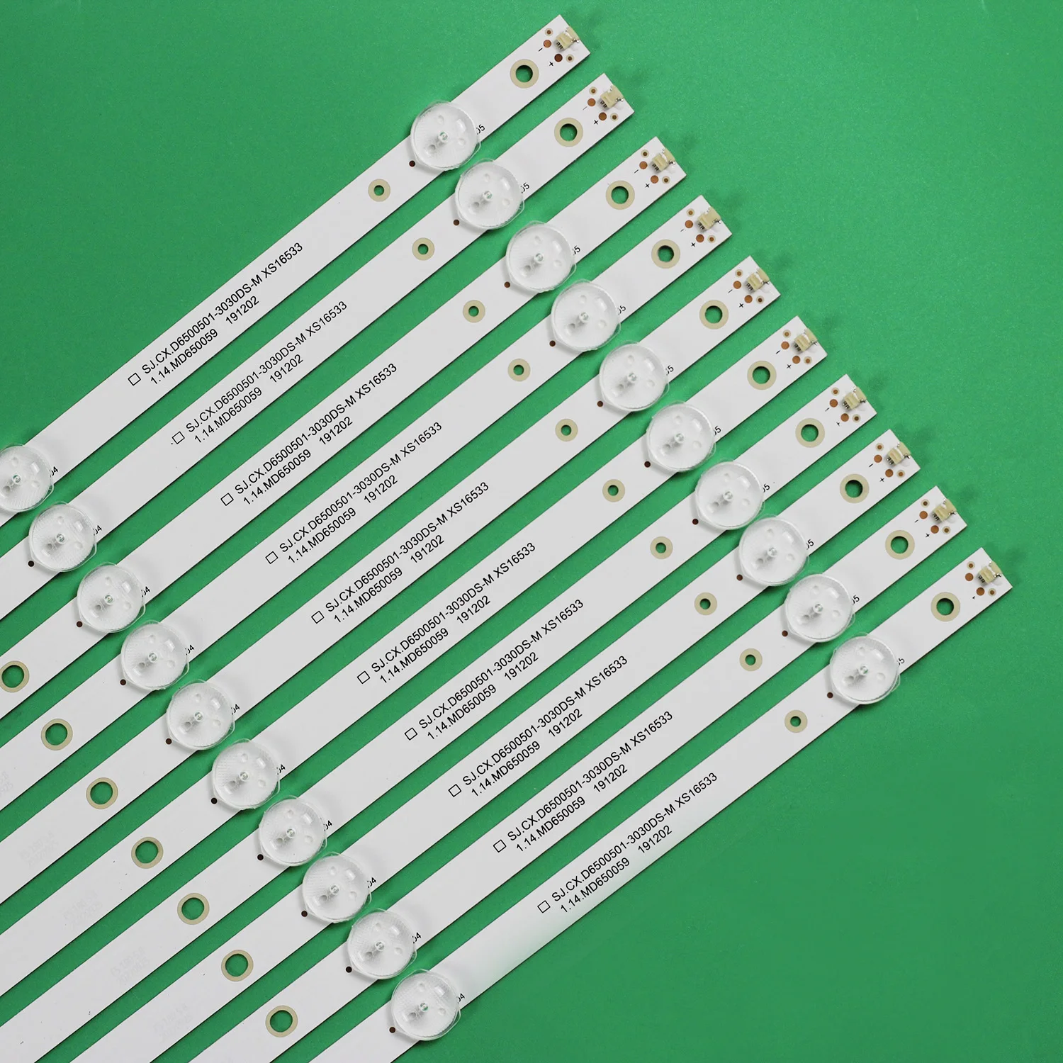 Led Backlight Strip para Onvo Ov65350 Cx650dledm Le65n3 Sj.cx.d65005013030ds-m 1.14. Md650059 Novo 10 Peças - Imagem 4