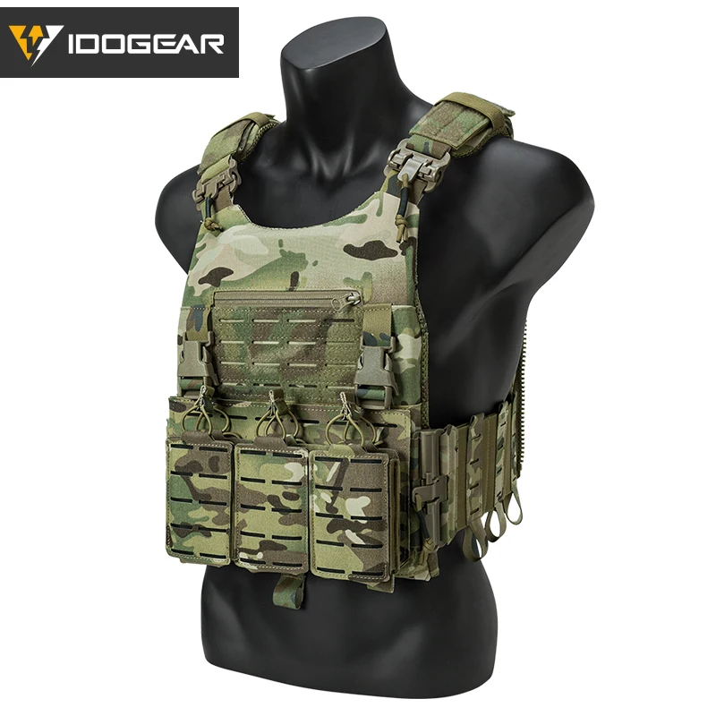 IDOGEAR tactique LSR 556 pochette magnétique Triple support magnétique pochette MOLLE découpée au Laser 3567  18