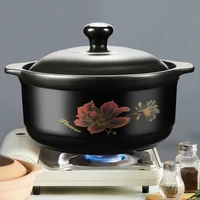 Casserole en céramique antiarina, ustensiles de cuisine chinois, casseroles à Leurs oût, marmite à soupe, casserole alimentaire, cuisine F2 1