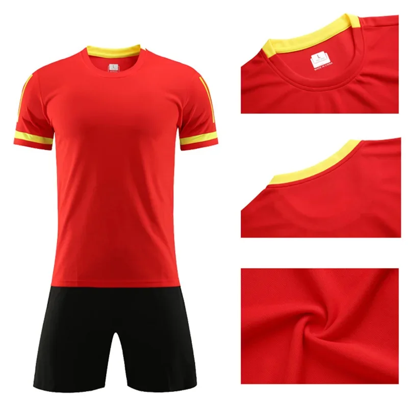 

Adult Kids Football Jersey Men Boy Customize Soccer Uniforms Kit Sports Clothes Women Futsal Sportswear Training Tracksuit Child