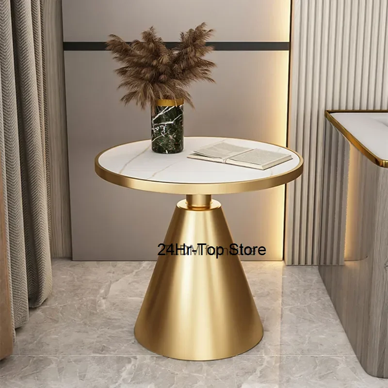 

Luxury Modern Coffee Table Metal Round Small Nordic Minimalist Tea Side Table Space Savin Center Couchtisch Patio Furniture