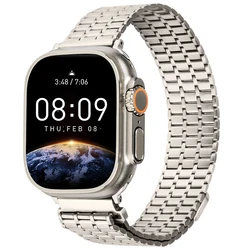 Premium Magnetic Stainless Steel Watch Band Bracelet - 38mm 40mm 41mm (Starlight)