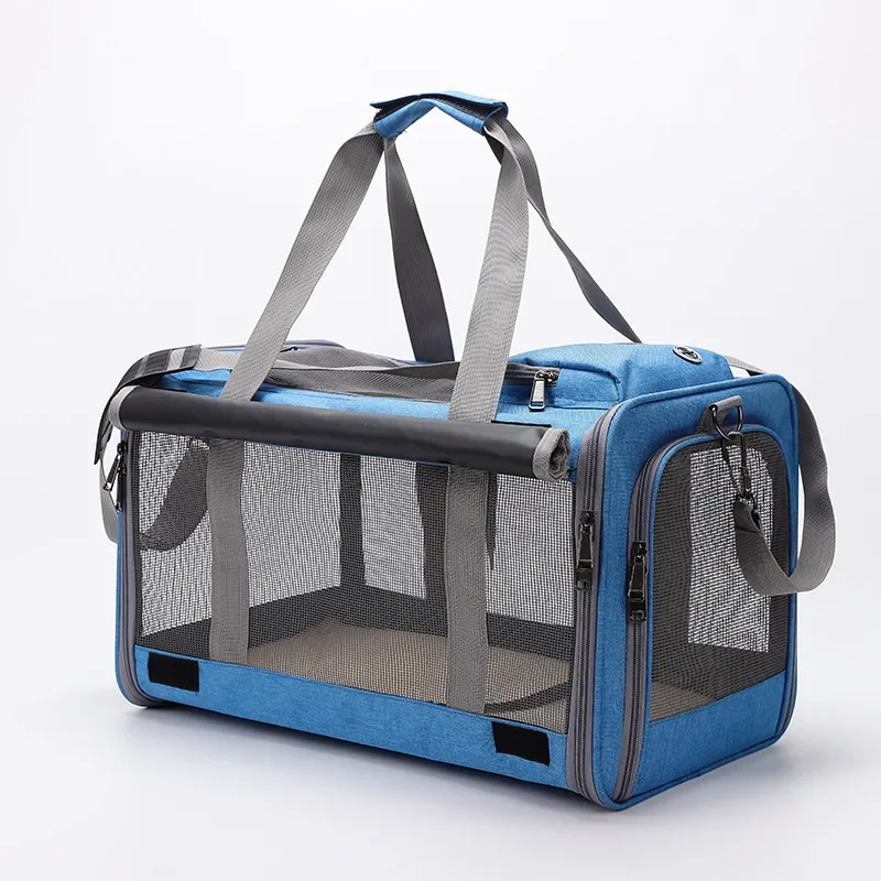 

Large Capacity Outdoor Oxford Cloth Breathable Carry Comfortable Dog Cat Transport Bag Foldable Pet Handbag