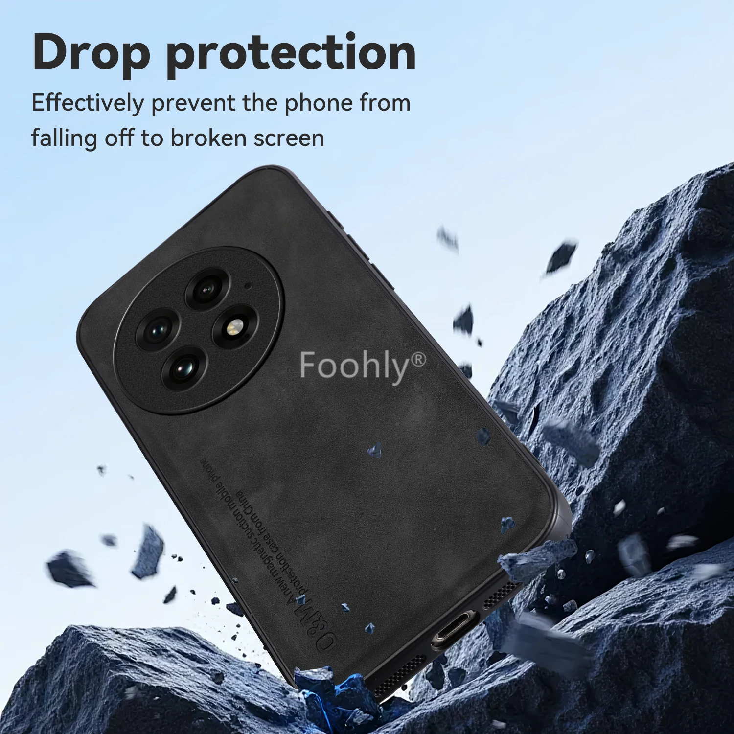 Luxury Shockproof Phone Case with Built-in Magnetic Car Holder