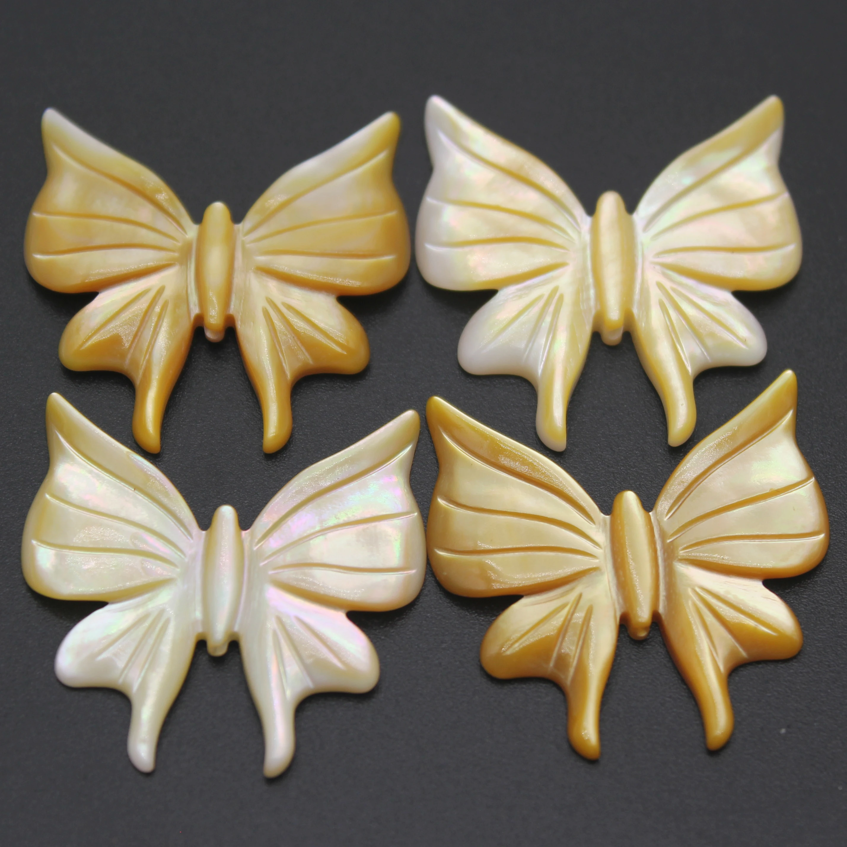 

Natural MOP Seawater Shell Beads Butterfly Shaped For Jewelry Making DIY Necklace Earring Bracelet Pendant Handmade Accessories