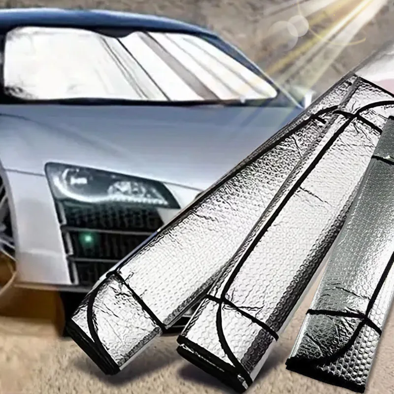 150x80CM Car Window Sun Shade Windshield Snow Ice Anti-UV Protection Front Rear Windshield Block Cover