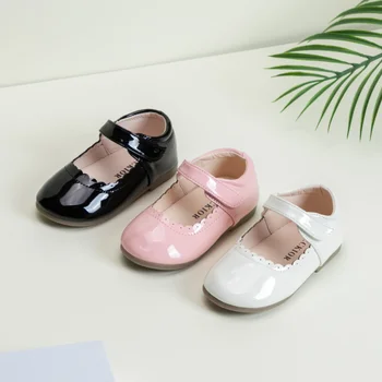 Girls Colorful Leather Princess Shoes 1