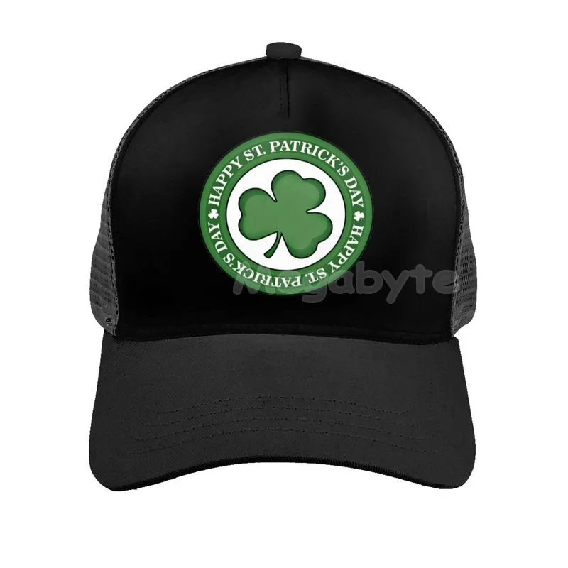 St. Patrick's Day Trucker Hat Irish Green Mesh Cap Shamrock Hat Saint  Patrick's Day Accessories Four-leaf Clover Baseball Cap - Baseball Caps -  AliExpress
